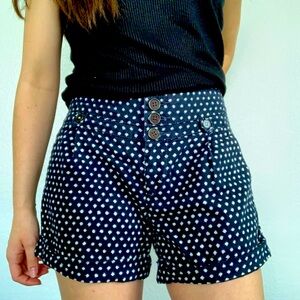 Anthropologie Daughters of the Liberation Black Linen Blend Shorts Size‎ 4